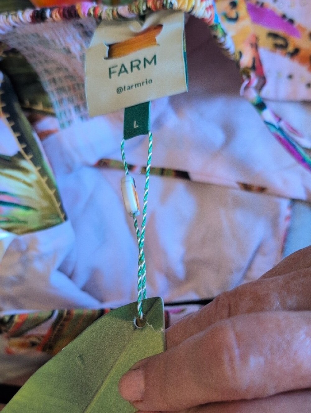 Farm Rio Into The Jungle Linen Blend Mini Dress - Picture 14 of 14
